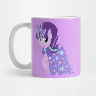 Starlight wearing Trixie's cape and hat Mug